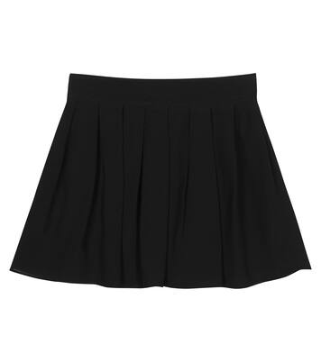 Pleated silk skirt | Balmain Kids