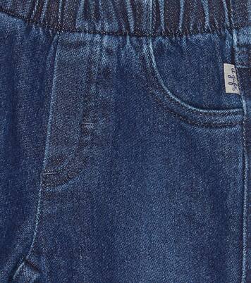 Baby cotton-blend chambray pants | Il Gufo