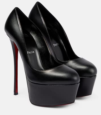 Escarpins Dolly 160 à plateau en cuir | Christian Louboutin