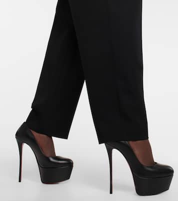 Escarpins Dolly 160 à plateau en cuir | Christian Louboutin