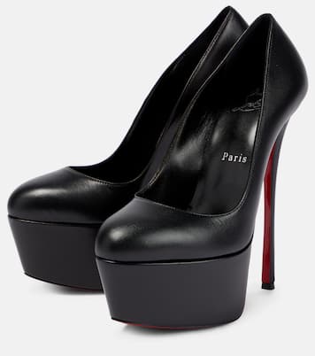 Escarpins Dolly 160 à plateau en cuir | Christian Louboutin