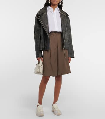 Sneakers mit Leder | Acne Studios