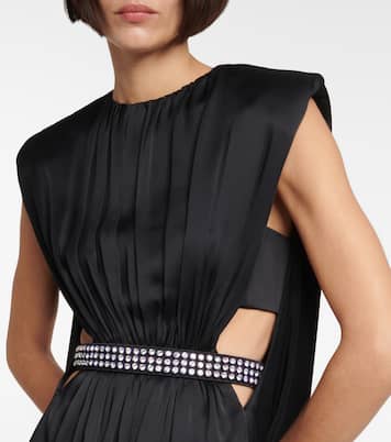 Embellished satin minidress | Stella McCartney
