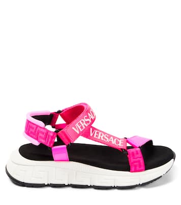 Logo Trigreca sandals | Versace Kids