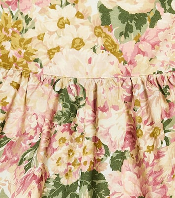 Badger floral cotton dress | The Animals Observatory