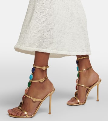 Shanti embellished leather sandals | Gianvito Rossi