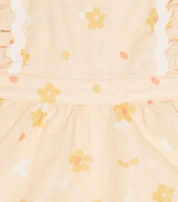 Baby Limoncello linen and cotton romper | The New Society