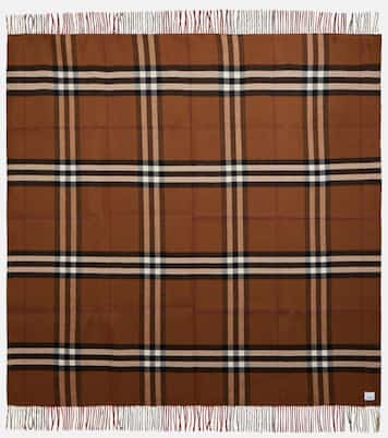Burberry Check wool and cashmere throw | Burberry