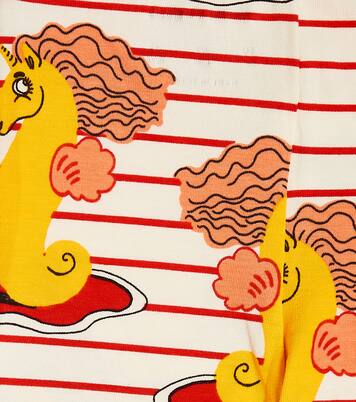 Baby printed cotton-blend leggings | Mini Rodini