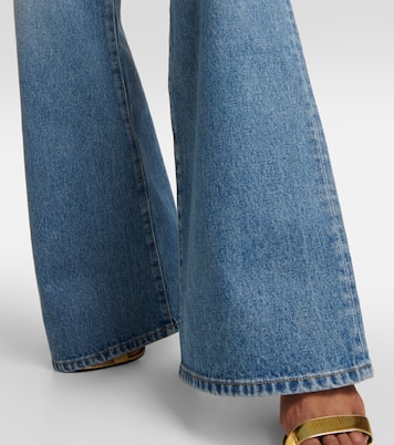 Jeans flared de tiro alto | Balmain