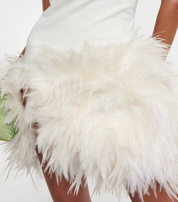 Robe Fujiko à plumes | The Attico