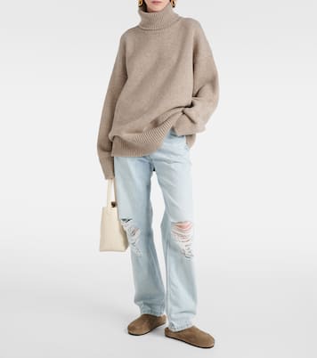 Slippers Hugo aus Veloursleder | The Row