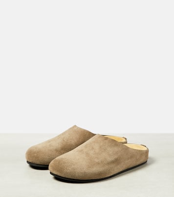 Slippers Hugo aus Veloursleder | The Row