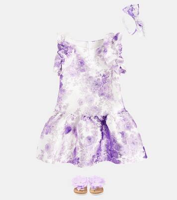 Ruffled floral dress | Monnalisa