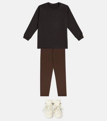 Babygeo cotton jersey hoodie | Rick Owens Kids