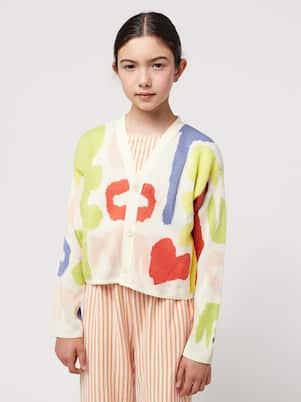 Cardigan Carnival en jacquard de coton | Bobo Choses