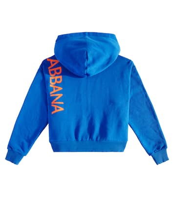Logo cotton jersey hoodie | Dolce&Gabbana Kids