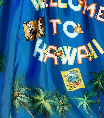 Printed silk Bermuda shorts | Dolce&Gabbana Kids