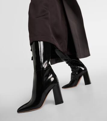 Botas altas 95 de charol | Gianvito Rossi