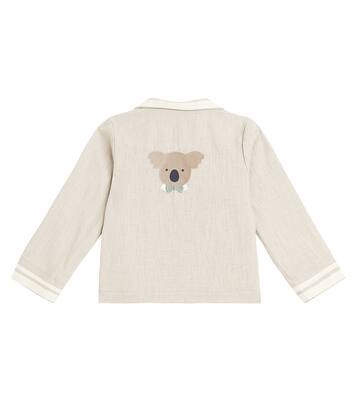 Bestickter Blazer Quirijin aus Leinen | Donsje