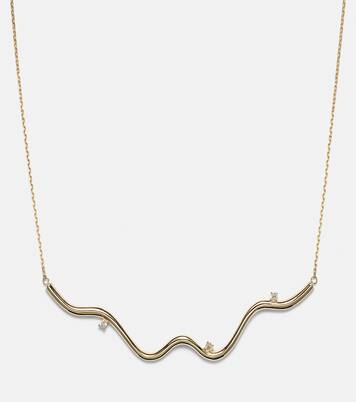 Harbor Lights 10kt gold necklace with diamonds | Stone and Strand