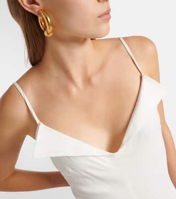 Midikleid Ruby aus einem Leinengemisch | Proenza Schouler