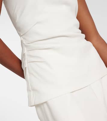 Dorian linen-blend tube top | SIR