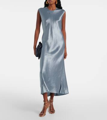 Robe midi en satin | Vince