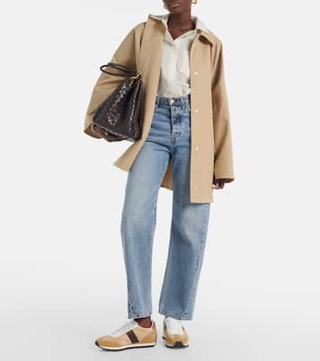 Sneakers aus Veloursleder mit Leder | Hogan