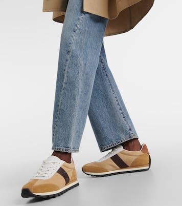 Sneakers aus Veloursleder mit Leder | Hogan