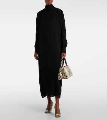 Cate snake-effect leather shoulder bag | Khaite