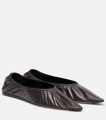 Liisa leather ballet flats | The Row