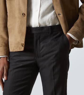 Modluca wool flannel straight pants | Rubinacci