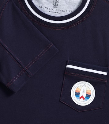 Cotton jersey T-shirt | Brunello Cucinelli Kids