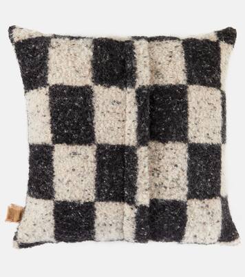 Ronce checked wool-blend cushion | The House of Lyria