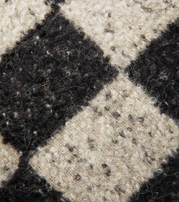 Ronce checked wool-blend cushion | The House of Lyria