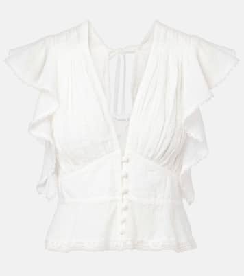 Blusa Romy de algodón | Poupette St Barth