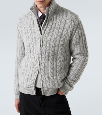 Cable-knit wool jacket | Herno
