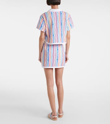 Crop top de rizo en zigzag | Missoni