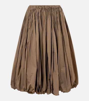 Flared balloon maxi skirt | Alaïa