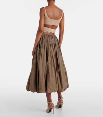 Flared balloon maxi skirt | Alaïa
