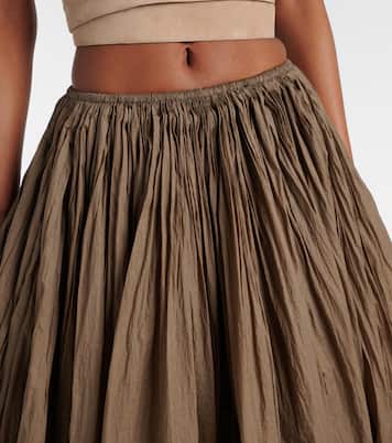 Flared balloon maxi skirt | Alaïa