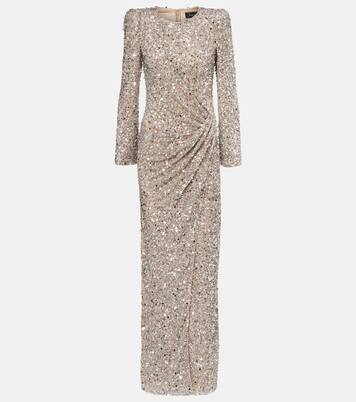 Robe longue Marie à sequins | Jenny Packham