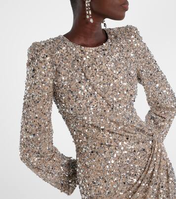 Robe longue Marie à sequins | Jenny Packham