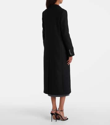 Mantel aus einem Wollgemisch mit Kristallen | Blumarine