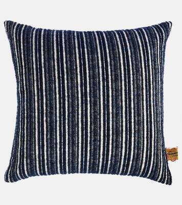 Cornelius wool and cotton striped cushion | The House of Lyria