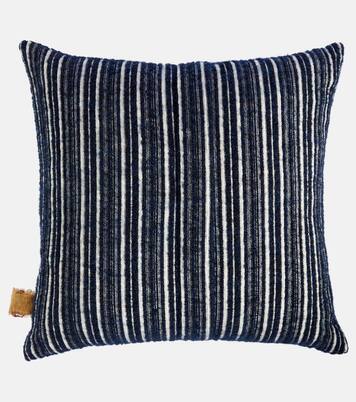 Cornelius wool and cotton striped cushion | The House of Lyria