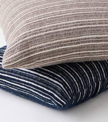 Cornelius wool and cotton striped cushion | The House of Lyria