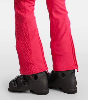 بدلة تزلج مقلّمة بقماش فروي Angele | Goldbergh