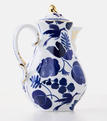 Wildbird Blu porcelain teapot  | La DoubleJ